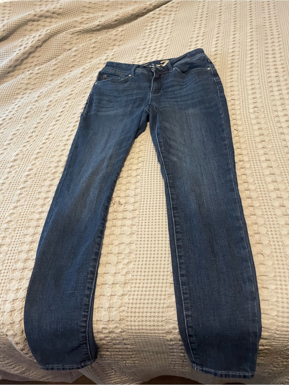 Seven 7 Dark Blue Women’s Slim Straight Jeans
